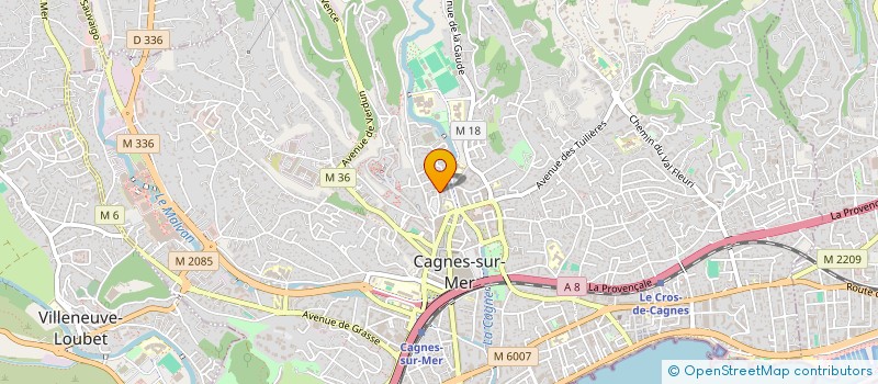 localisation de l'entreprise MONSIEUR MOHAMED MIADI à CAGNES-SUR-MER