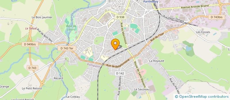 localisation de l'entreprise MONSIEUR MOHAMED MIGHRI à PARTHENAY