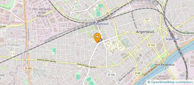 localisation de l'entreprise MONSIEUR MOHAMED MIHOUB  ARGENTEUIL