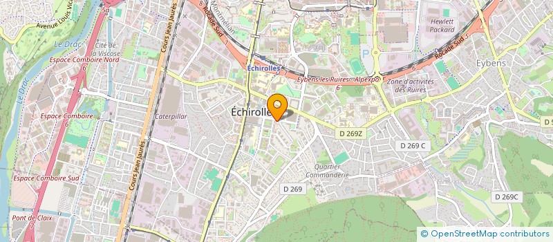 localisation de l'entreprise MONSIEUR MOHAMED MILOUD-ALI à ECHIROLLES