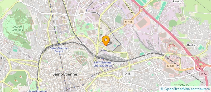localisation de l'entreprise MONSIEUR MOHAMED MISSAOUI à SAINT-ETIENNE