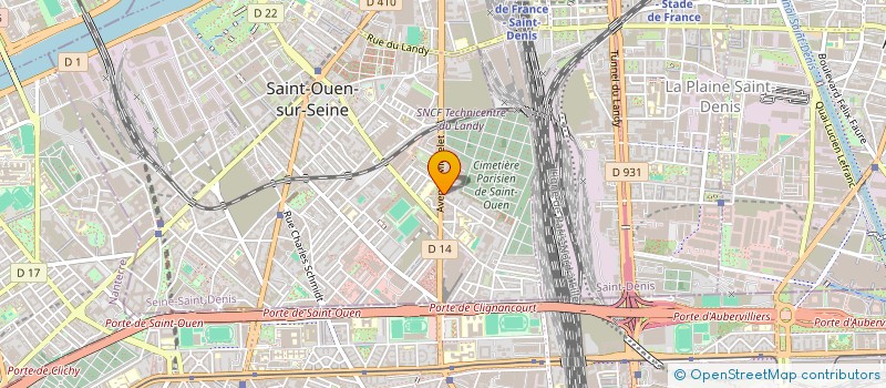 localisation de l'entreprise MONSIEUR MOHAMED MJEID à SAINT-OUEN-SUR-SEINE