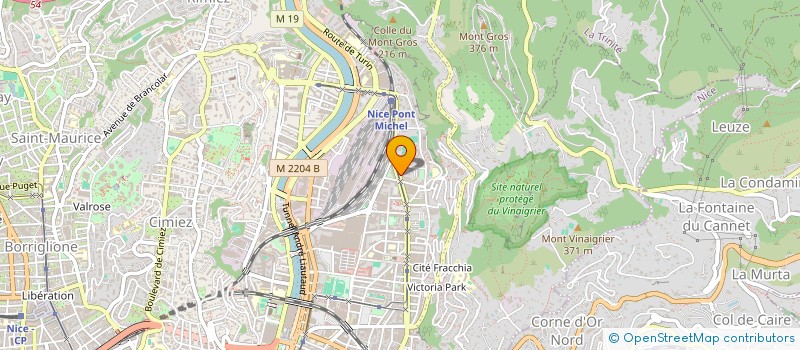 localisation de l'entreprise MONSIEUR MOHAMED MKADMI à NICE