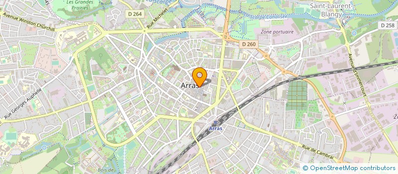 localisation de l'entreprise MONSIEUR MOHAMED MNASRI à ARRAS