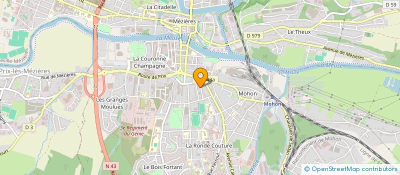 localisation de l'entreprise MONSIEUR MOHAMED MOHAMED à CHARLEVILLE-MEZIERES