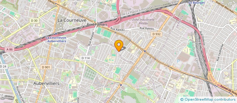 localisation de l'entreprise MONSIEUR MOHAMED MOHAMED à LA COURNEUVE