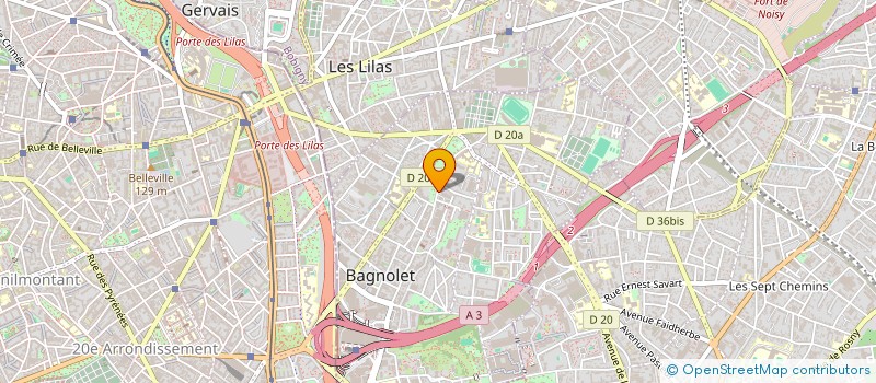 localisation de l'entreprise MONSIEUR MOHAMED MOHAMED SAJATH à BAGNOLET