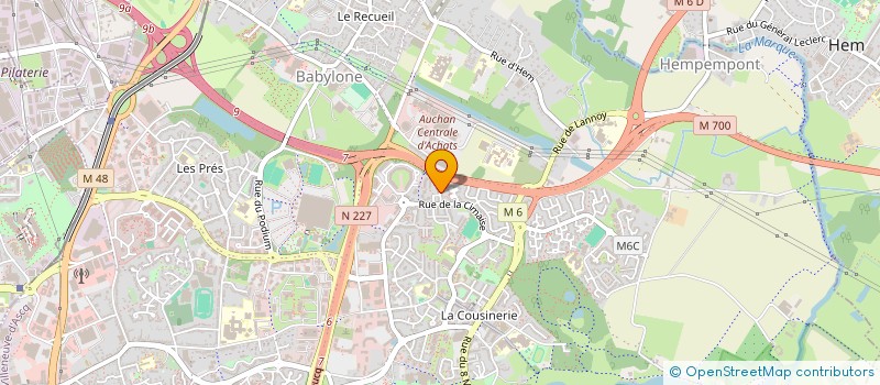 localisation de l'entreprise MONSIEUR MOHAMED MOKADEM  VILLENEUVE-D'ASCQ