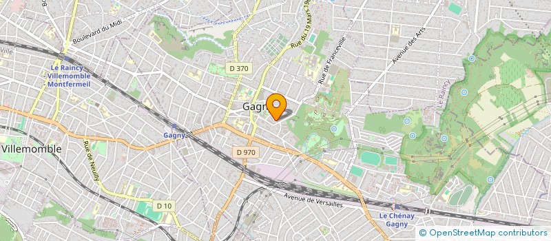 localisation de l'entreprise MONSIEUR MOHAMED MOKHTAR LAARIF à GAGNY
