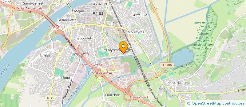 localisation de l'entreprise MONSIEUR MOHAMED MOKKADEM à ARLES