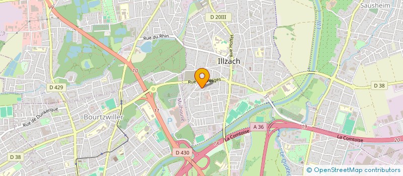 localisation de l'entreprise MONSIEUR MOHAMED MOKNI  ILLZACH