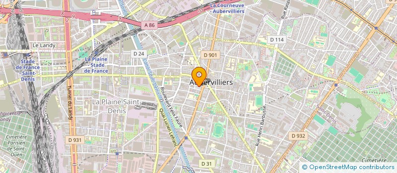 localisation de l'entreprise MONSIEUR MOHAMED MOMEN à AUBERVILLIERS