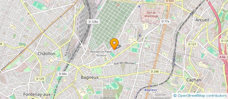 localisation de l'entreprise MONSIEUR MOHAMED MONJUR AHMED à BAGNEUX