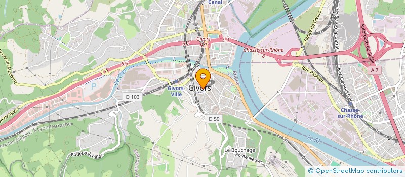 localisation de l'entreprise MONSIEUR MOHAMED MORALENT  GIVORS