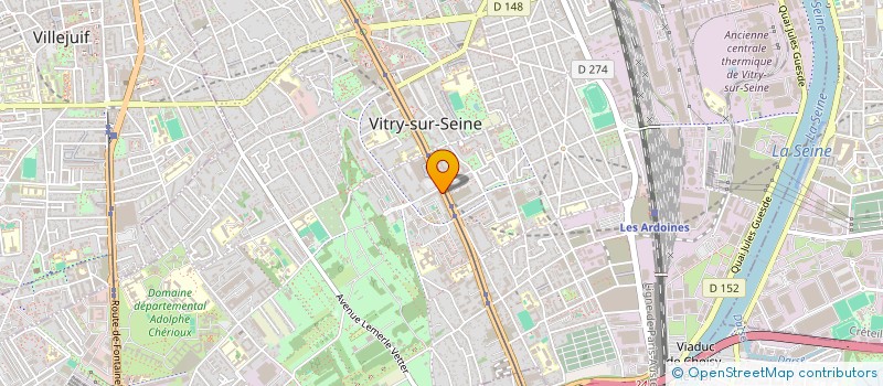 localisation de l'entreprise MONSIEUR MOHAMED MOSLHY  VITRY-SUR-SEINE