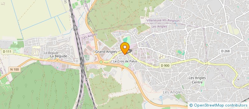 localisation de l'entreprise MONSIEUR MOHAMED MOUACI  LES ANGLES