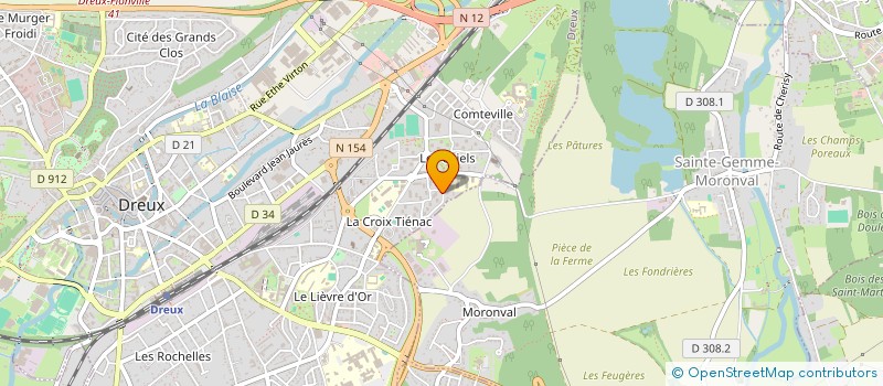 localisation de l'entreprise MONSIEUR MOHAMED MOUCHAIN à DREUX