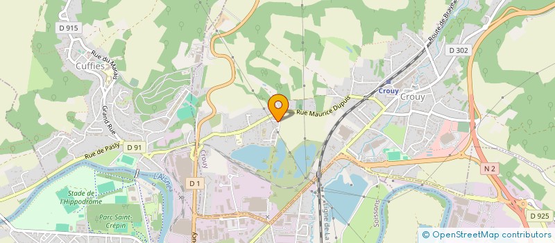 localisation de l'entreprise MONSIEUR MOHAMED MOUFRIH  CROUY