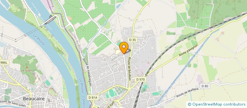 localisation de l'entreprise MONSIEUR MOHAMED MOUJAHED  TARASCON