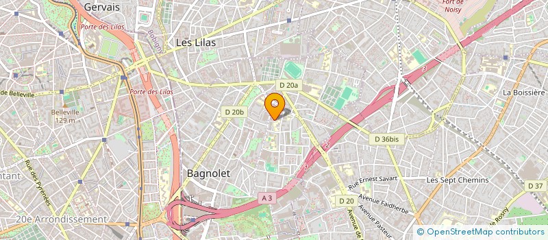 localisation de l'entreprise MONSIEUR MOHAMED MOULOUDI à BAGNOLET