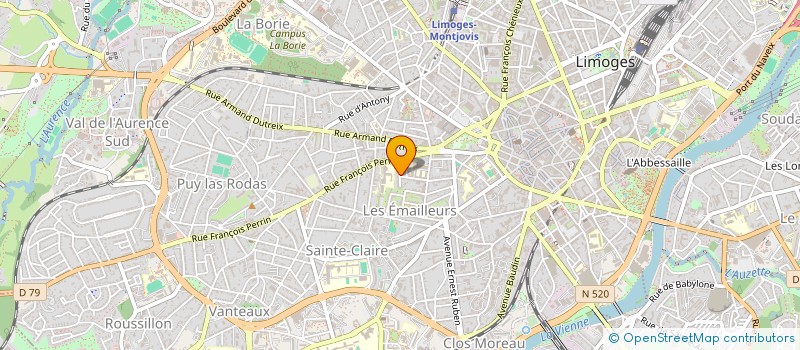 localisation de l'entreprise MONSIEUR MOHAMED MOUMILE à LIMOGES