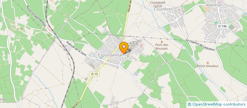 localisation de l'entreprise MONSIEUR MOHAMED MOUMNI  ESPONDEILHAN