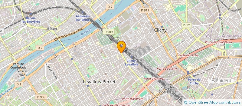 localisation de l'entreprise MONSIEUR MOHAMED MOUNIR  LEVALLOIS-PERRET