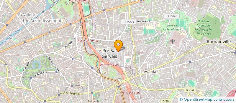 localisation de l'entreprise MONSIEUR MOHAMED MOURAD KOMIHA à LE PRE-SAINT-GERVAIS