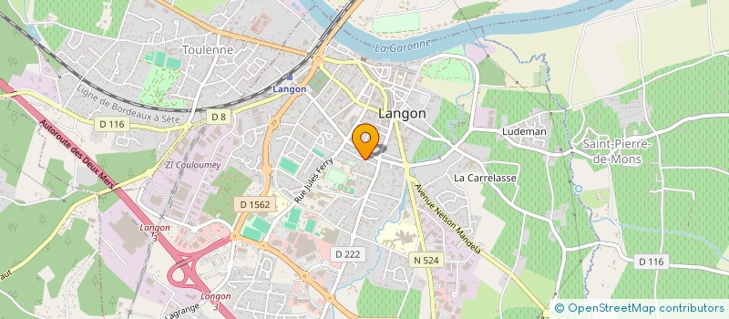 localisation de l'entreprise MONSIEUR MOHAMED MOURI  LANGON