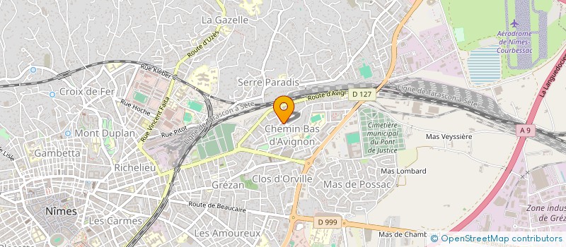 localisation de l'entreprise MONSIEUR MOHAMED MOURTAKI  NIMES