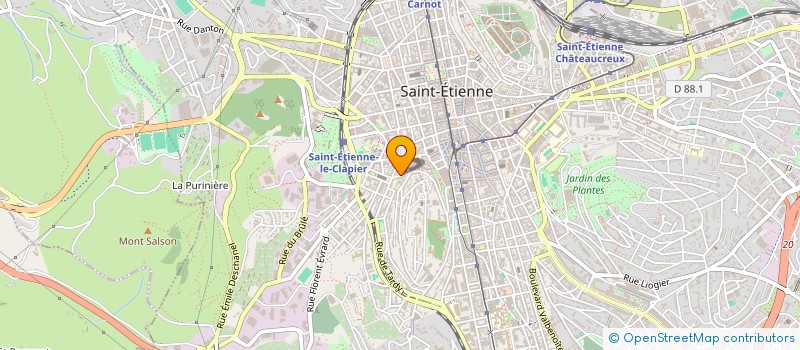 localisation de l'entreprise MONSIEUR MOHAMED MOUSSA à SAINT-ETIENNE