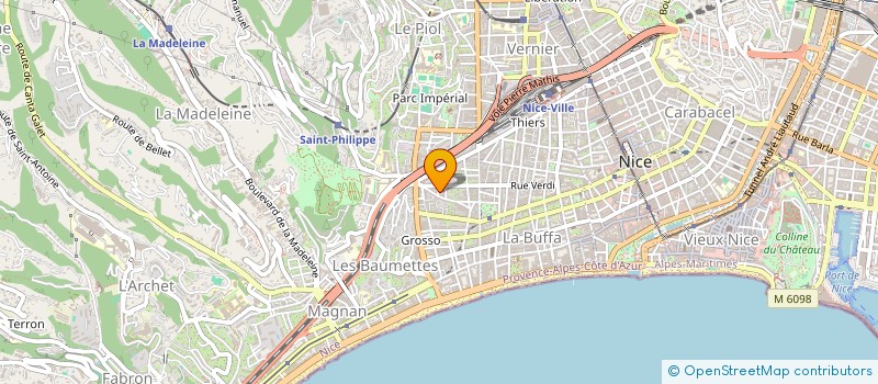 localisation de l'entreprise MONSIEUR MOHAMED MOUSSA à NICE