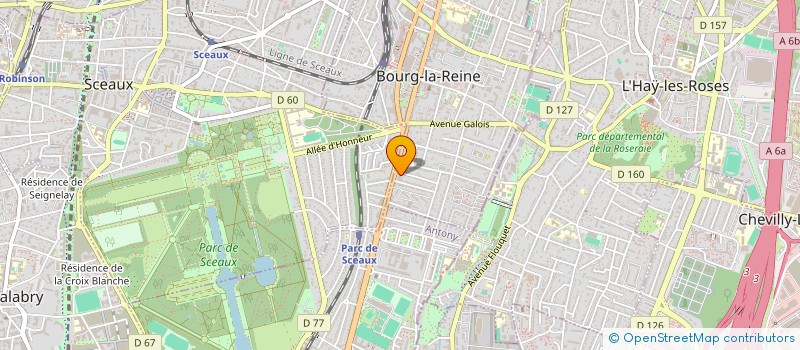 localisation de l'entreprise MONSIEUR MOHAMED MOUSSA à BOURG-LA-REINE