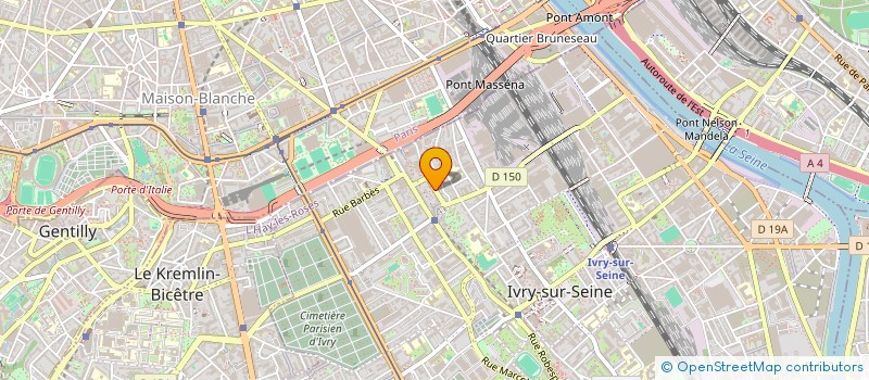 localisation de l'entreprise MONSIEUR MOHAMED MOUSSAOUI  IVRY-SUR-SEINE