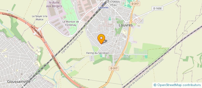 localisation de l'entreprise MONSIEUR MOHAMED MOUSSI à LOUVRES