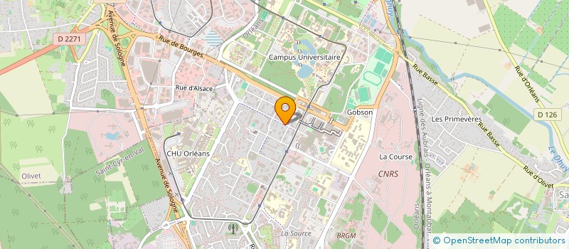 localisation de l'entreprise MONSIEUR MOHAMED MOUTACHAKKIR à ORLEANS