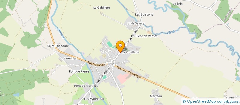 localisation de l'entreprise MONSIEUR MOHAMED MOUTRI à CLION