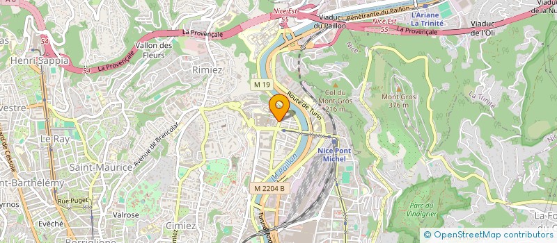 localisation de l'entreprise MONSIEUR MOHAMED MRIZEK  NICE