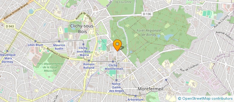 localisation de l'entreprise MONSIEUR MOHAMED MSALMANI à CLICHY SOUS BOIS