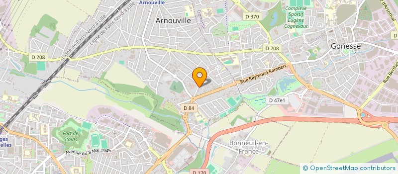 localisation de l'entreprise MONSIEUR MOHAMED MSAOUBI  ARNOUVILLE