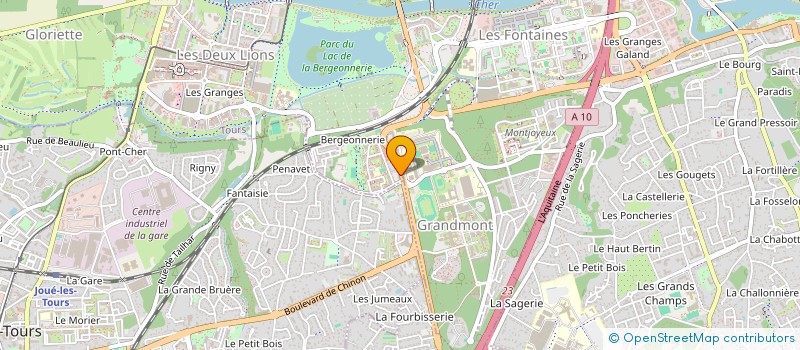 localisation de l'entreprise MONSIEUR MOHAMED MUSA ELHAG TOTO  TOURS