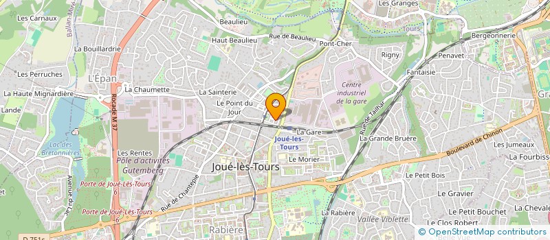 localisation de l'entreprise MONSIEUR MOHAMED N'GAR  JOUE-LES-TOURS