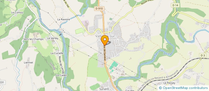 localisation de l'entreprise MONSIEUR MOHAMED N'MER  VALLIERES-SUR-FIER