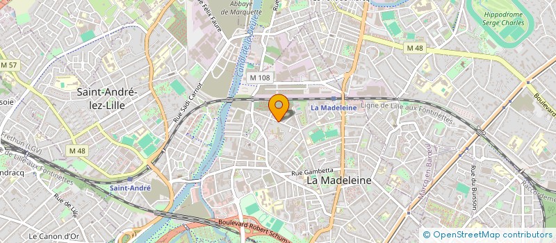 localisation de l'entreprise MONSIEUR MOHAMED N'MILI à LA MADELEINE