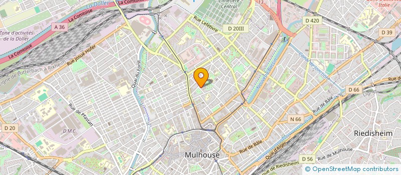 localisation de l'entreprise MONSIEUR MOHAMED NABIL BOURAS  MULHOUSE