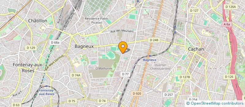 localisation de l'entreprise MONSIEUR MOHAMED NABTI à BAGNEUX