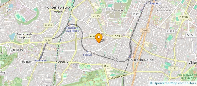 localisation de l'entreprise MONSIEUR MOHAMED NACER  SCEAUX