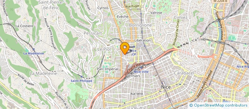 localisation de l'entreprise MONSIEUR MOHAMED NACEUR BEN RHOUMA à NICE