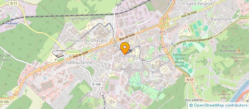 localisation de l'entreprise MONSIEUR MOHAMED NACEUR SAOUDI à BESANCON