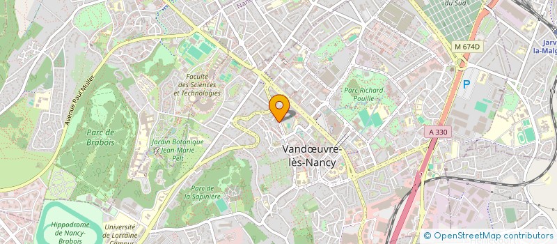 localisation de l'entreprise MONSIEUR MOHAMED-NADHIR MESSAOUDI  VANDUVRE-LES-NANCY